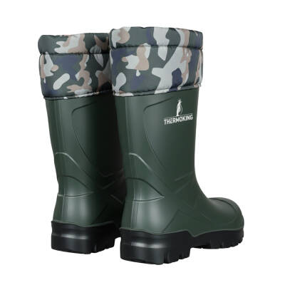 Konçlu PU Kısa Avcı Çizmesi - Su Geçirmez & Kaymaz Taban - Thermoking - 2