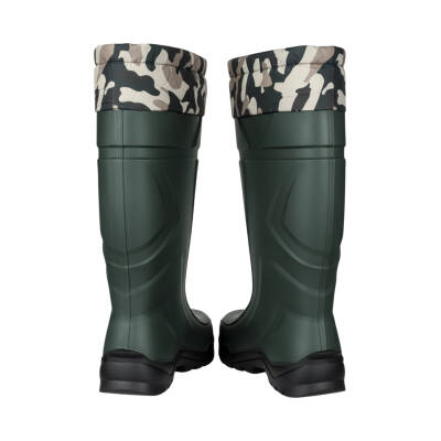 Konçlu PU Uzun Avcı Çizmesi - Su Geçirmez - Kaymaz Taban - Thermoking - 5