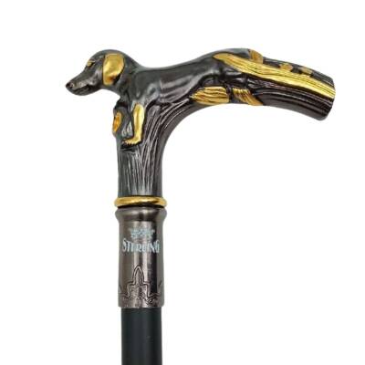 Köpek Başlı Baston - Sterling - 88 cm - 53002 - 2