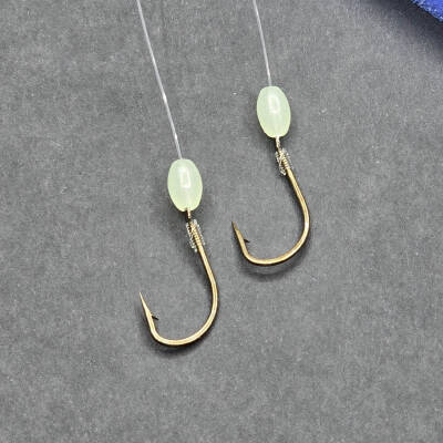 Köstek Hazır Takım - Fishack - Üç İğneli - Glow Boncuklu - 2'li - 4