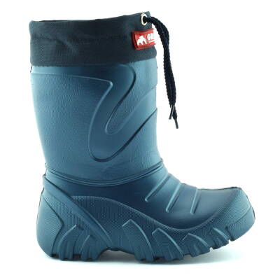 Lemigo Grizzly Eva Çocuk Kürklü Lacivert Yağmur Çizmesi (835) - 3