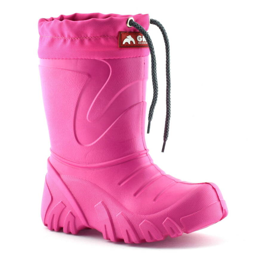 Lemigo Grizzly Eva Çocuk Kürklü Pembe Yağmur Çizmesi (835) - 2