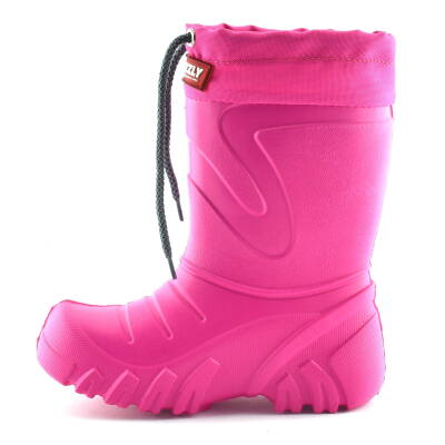 Lemigo Grizzly Eva Çocuk Kürklü Pembe Yağmur Çizmesi (835) - 4