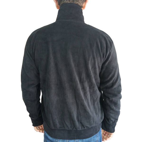 Lexpo Termal Erkek Polar Mont - Siyah Rüzgar Geçirmez Outdoor Ceket - 2