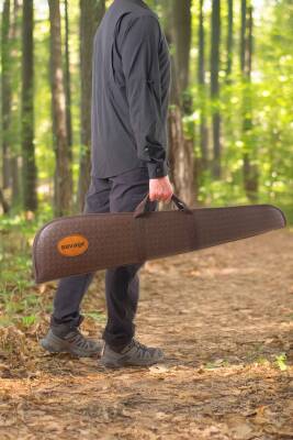 Lüks Tüfek Kılıfı - Savage - Kahve Timsah - 66 Namlu - 3