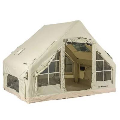 Madfox Bigless Glamping Şişme Çadır - Baca Çıkışlı Pamuklu Lüks Kamp Deneyimi
