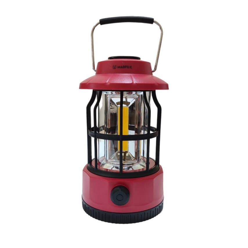 Madfox Brand Glamping Kamp Lambası - 400 Lümen - Kırmızı - 1