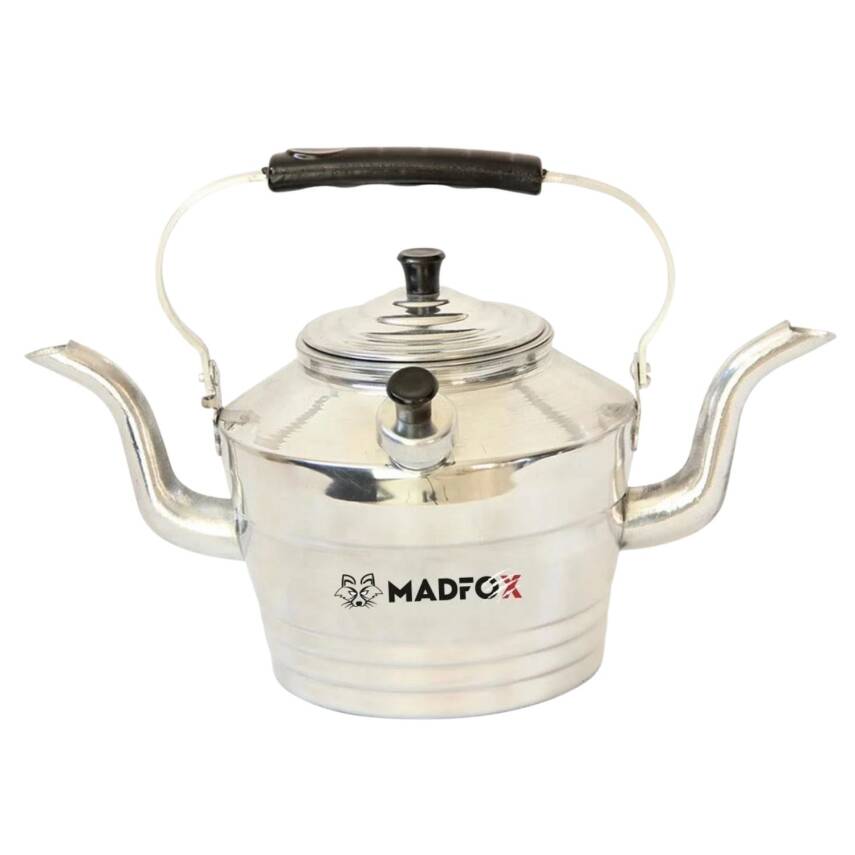 Madfox Çift Taraflı Alüminyum Kamp Çaydanlığı - Süzgeçli Demlik - 1