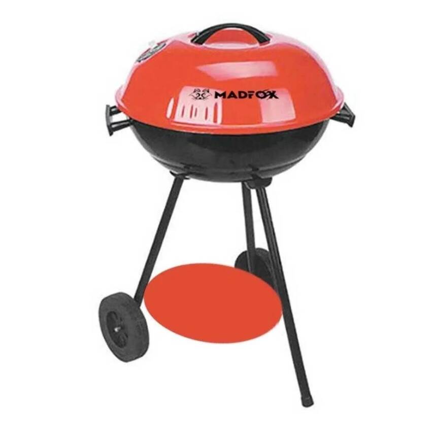 Madfox Cook Taşınabilir Kömür Barbekü Mangal - Kırmızı/Siyah - 1