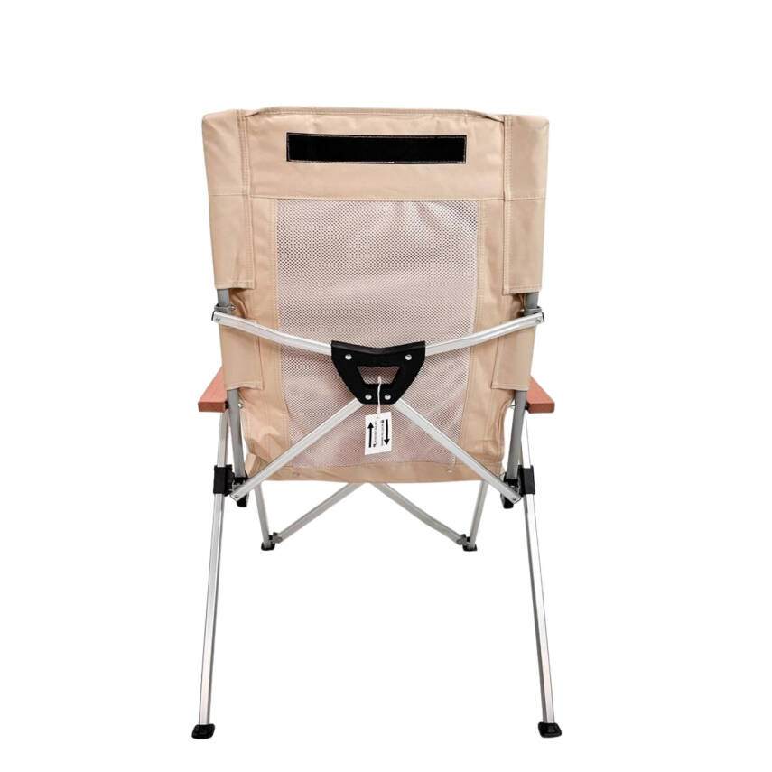 Madfox Haven 6 Kademeli Katlanır Kamp Sandalyesi - Bej - 5