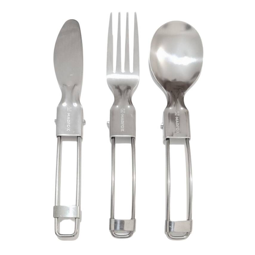 Madfox Heavy Duty Kamp Çatal, Kaşık ve Bıçak Seti - 1