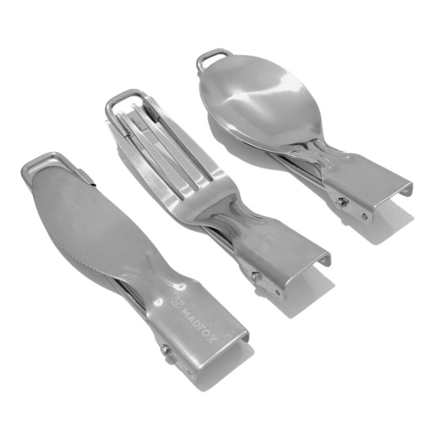 Madfox Heavy Duty Kamp Çatal, Kaşık ve Bıçak Seti - 3