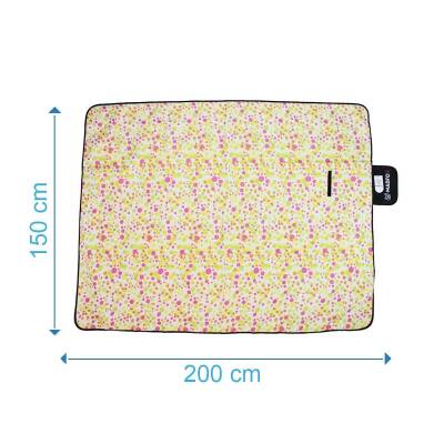 Madfox Skyloft Su Geçirmez Piknik Kamp Örtüsü - Green Polka Dot - 5