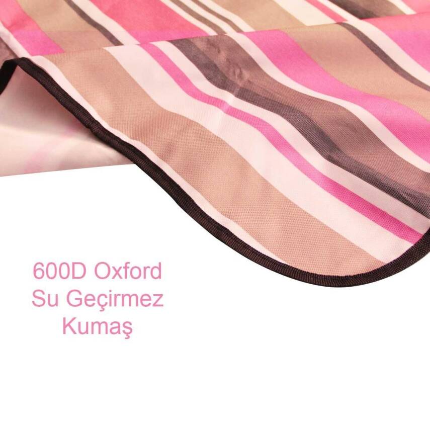 Madfox Skyloft Red Stripe Su Geçirmez Piknik Kamp Örtüsü (150x200 cm) - 5