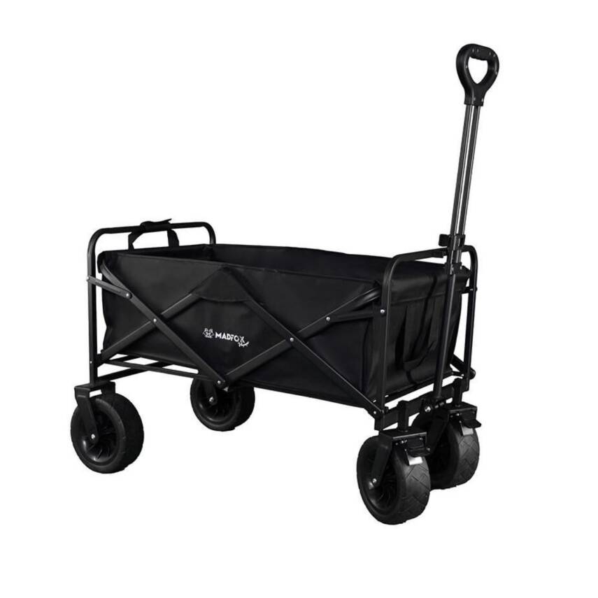 Madfox Voyager Katlanabilir Plaj/Bahçe/Kamp Arabası - Siyah - 1