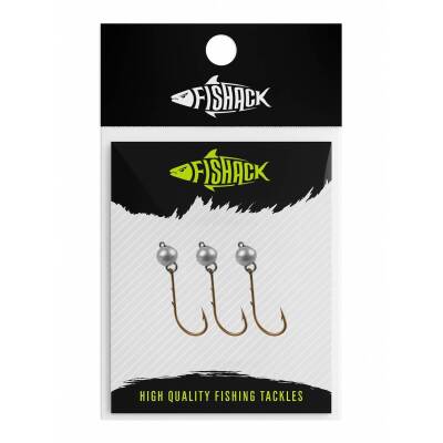Mafsallı Jighead - Hareketli Kurşunlu İğne - Fishack - 2 Gram - 3'lü Paket - 2