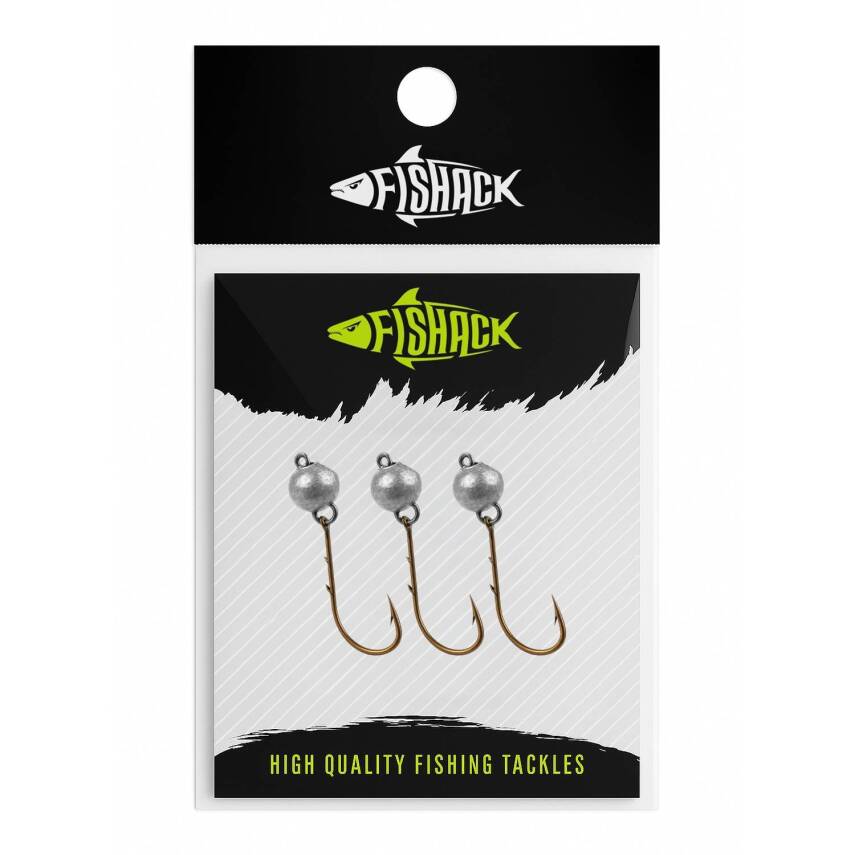 Mafsallı Jighead - Hareketli Kurşunlu İğne - Fishack - 7 Gram - 3'lü Paket - 2