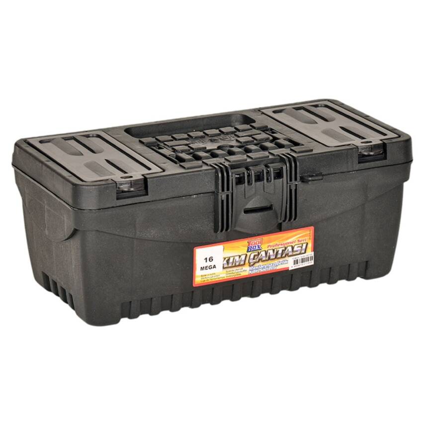Takım Çantası - 16 Inç - Mega - Malzeme Kutusu - Siyah (Kod 114) - 1