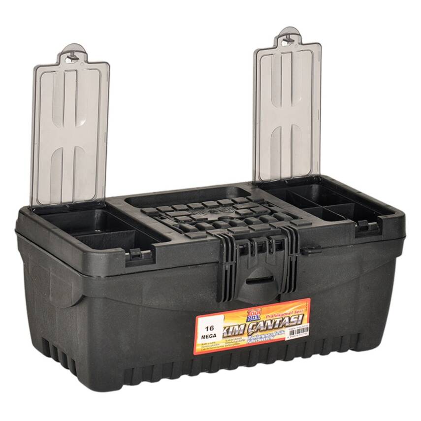 Takım Çantası - 16 Inç - Mega - Malzeme Kutusu - Siyah (Kod 114) - 2