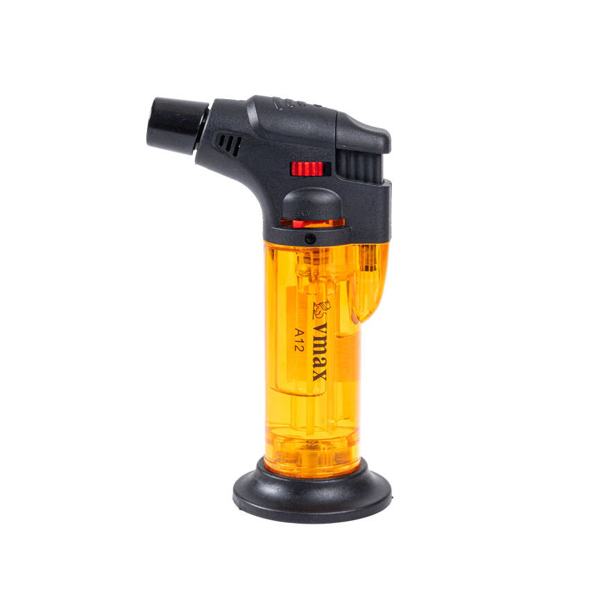 Doldurulabilir Pürmüz Çakmak - Torch - Metal Başlıklı - A12 - Turuncu - 1