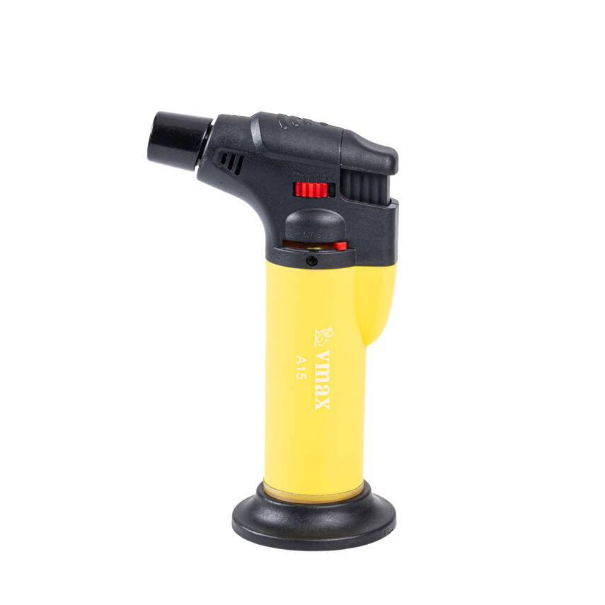 Doldurulabilir Pürmüz Çakmak - Torch - Metal Başlıklı - A15 - Sarı - 1