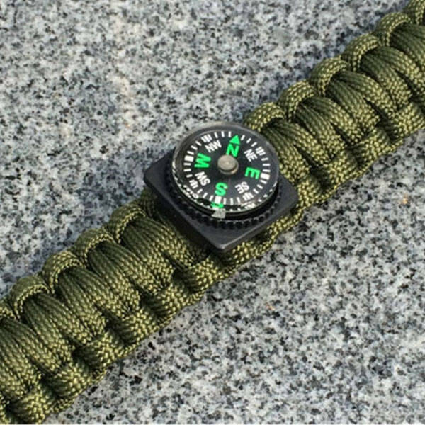 Mini Portatif Saat Pusulası - Kamp ve Doğa Yürüyüşleriniz İçin Vazgeçilmez - 1