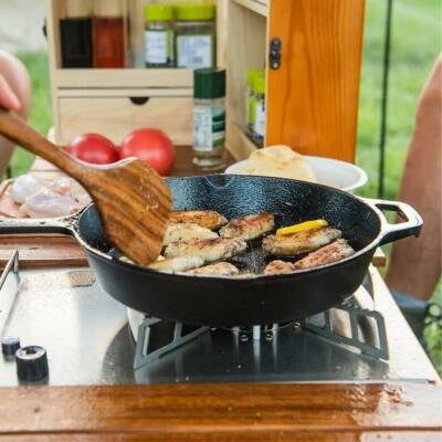 Naturehike Ultra Light Demir Döküm Tava - 10 Inch - 5