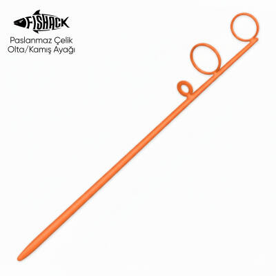 Olta Kamış Ayağı - Paslanmaz Çelik - Fishack - Turuncu