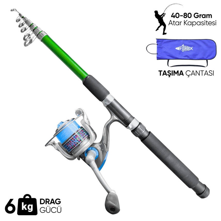 Olta Seti - 300cm Kamış ve 4000'lik Makine ile Balığa Hazır! - 1