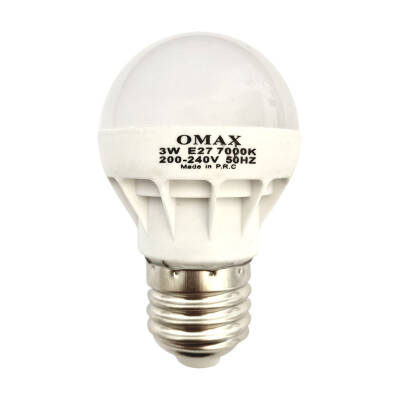 Omax OMX-03 3W Led Ampul - Enerji Tasarruflu Beyaz Işık