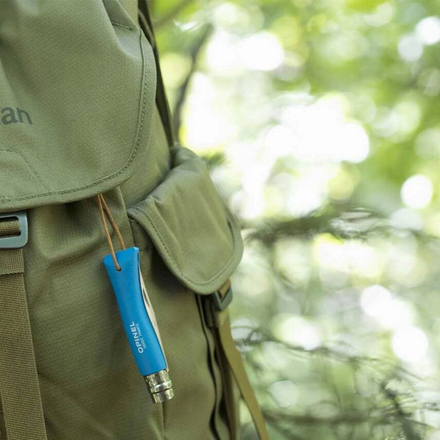 Opinel No:7 Gök Mavisi Katlanır Cep Çakısı - Gürgen Saplı - 3