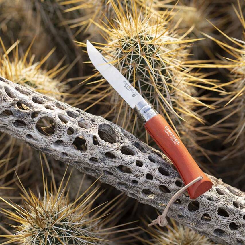 Opinel No:7 Turuncu Katlanır Cep Çakısı - Gürgen Saplı - 2