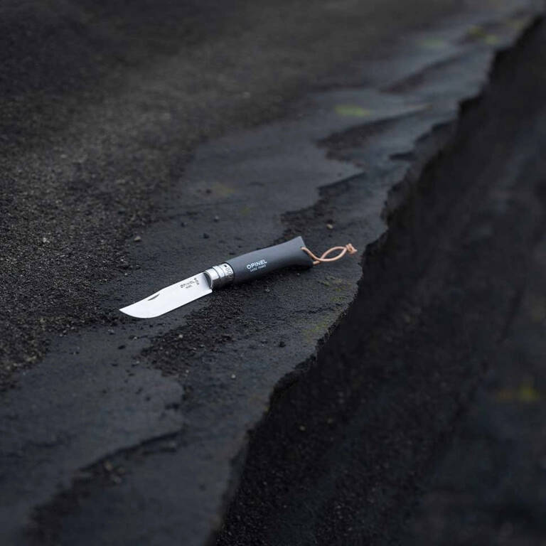 Opinel No:8 Katlanır Cep Çakısı - Gürgen Saplı Gri Avcı Çakısı - 3