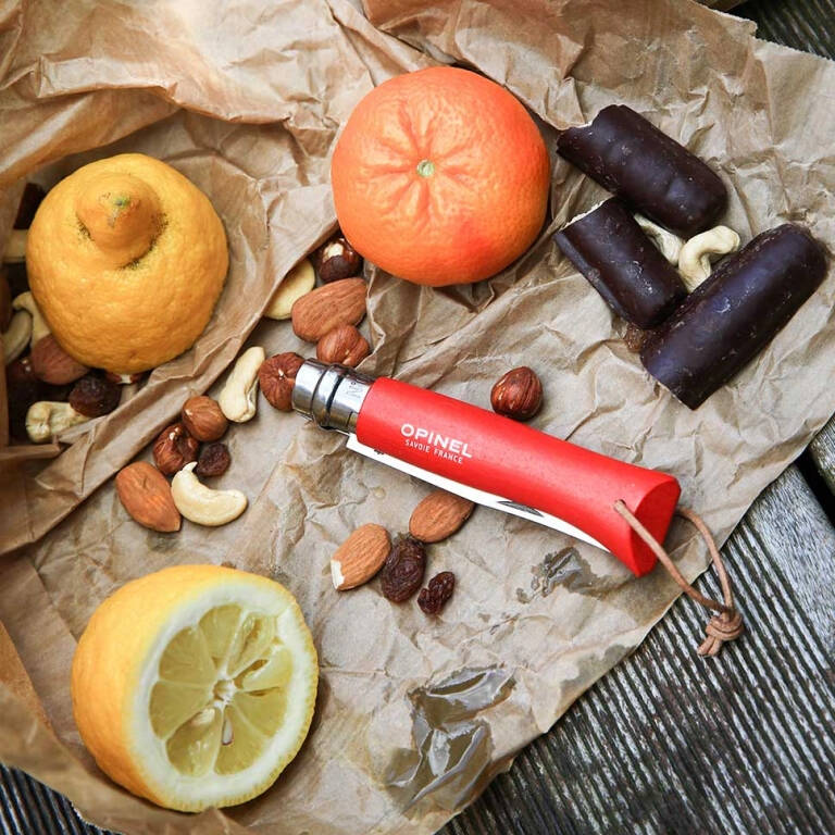 Opinel No:8 Kırmızı Gürgen Saplı Katlanır Cep Çakısı - 2