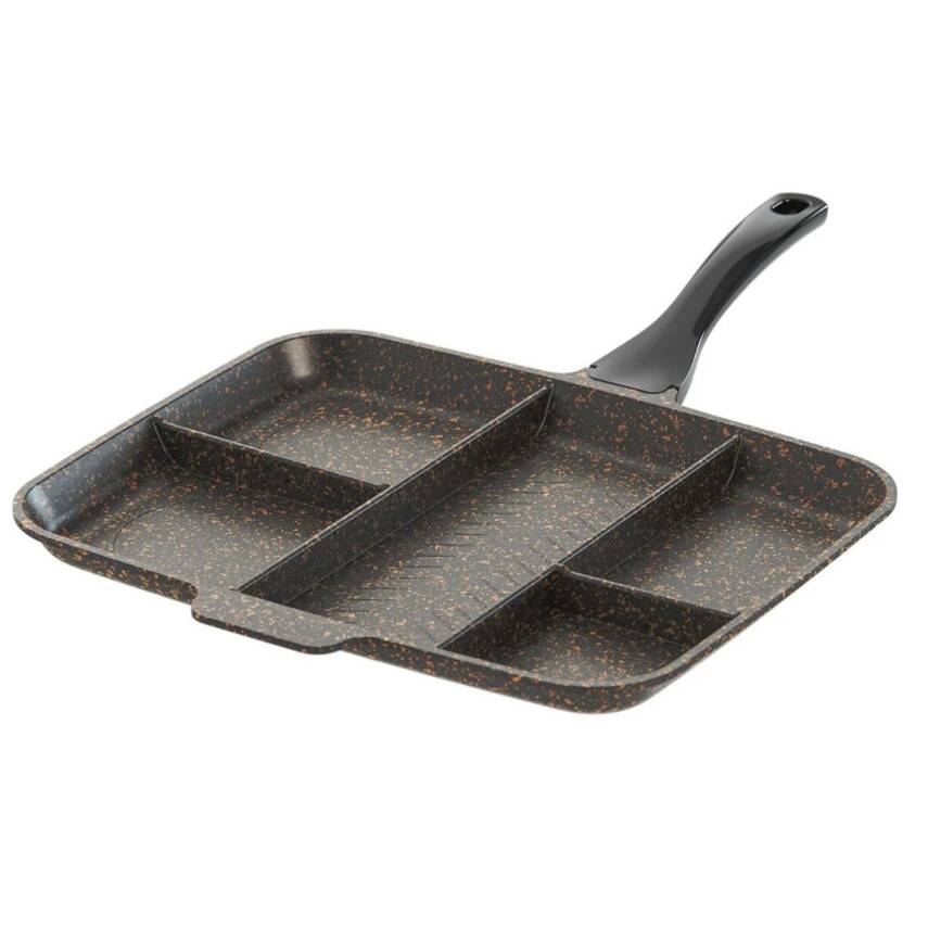 Orcamp 5 Gözlü Granit Tava - Kamp ve Ev İçin Mükemmel Çözüm - 2