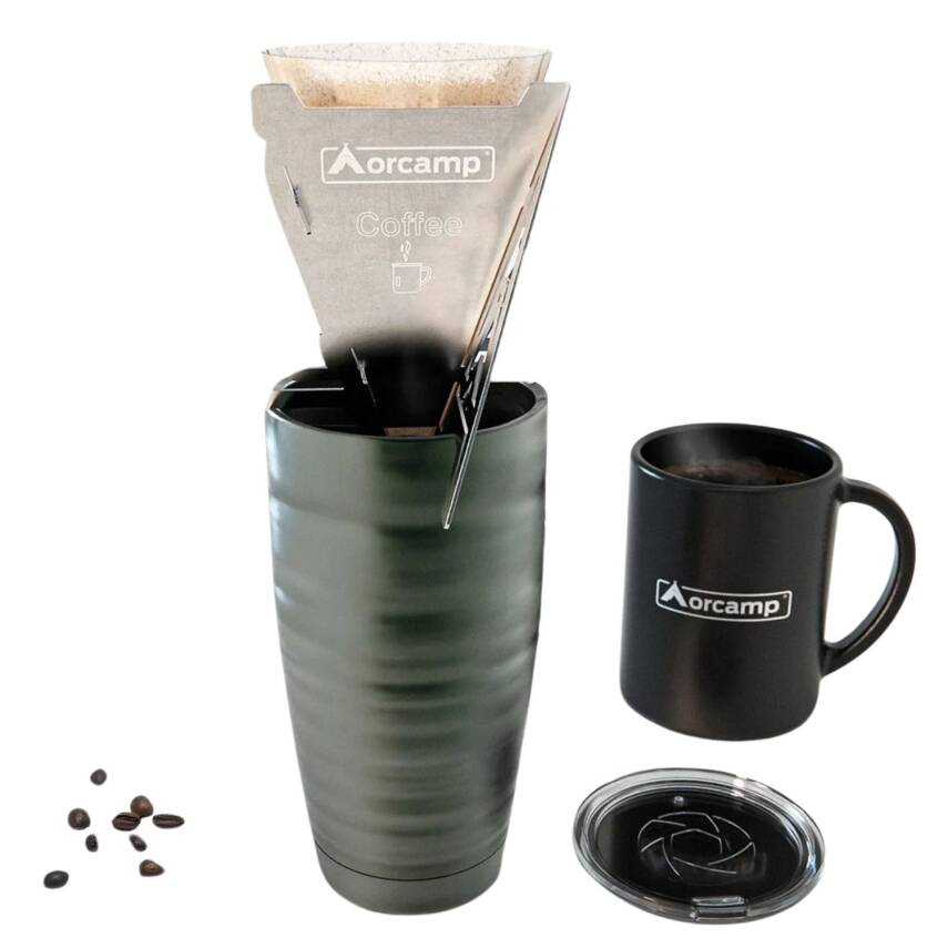 Orcamp Cofi Demonte Kahve Filtresi - Paslanmaz Çelik Kahve Demleme Keyfi - 4
