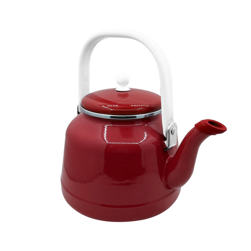 Orcamp Retro Emaye Kırmızı Kamp Çaydanlığı - 2