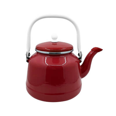 Orcamp Retro Emaye Kırmızı Kamp Çaydanlığı - 3