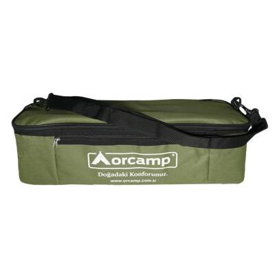 Katlanabilir Ayaklı İkili Yer Tipi Kamp Ocak - Çantalı (K-629) - 2