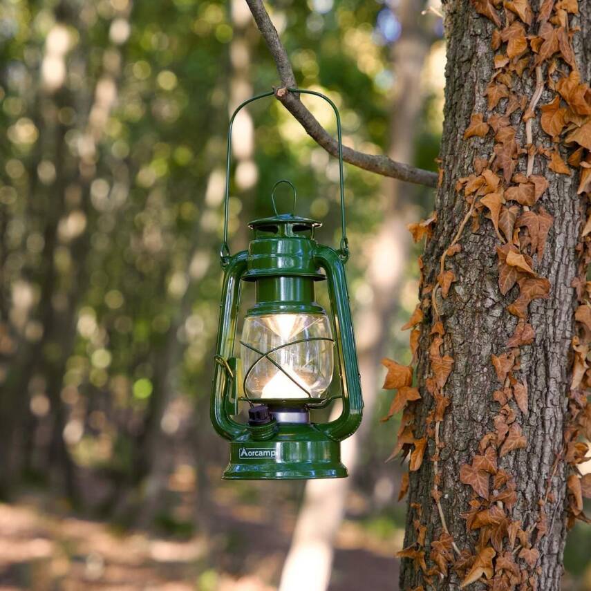 Orcamp Nostaljik Yeşil Kamp Lambası - Retro Gemici Feneri - OUT-4210 - 1