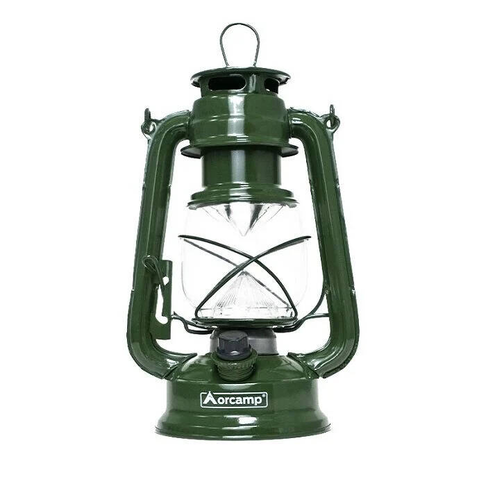 Orcamp Nostaljik Yeşil Kamp Lambası - Retro Gemici Feneri - OUT-4210 - 2