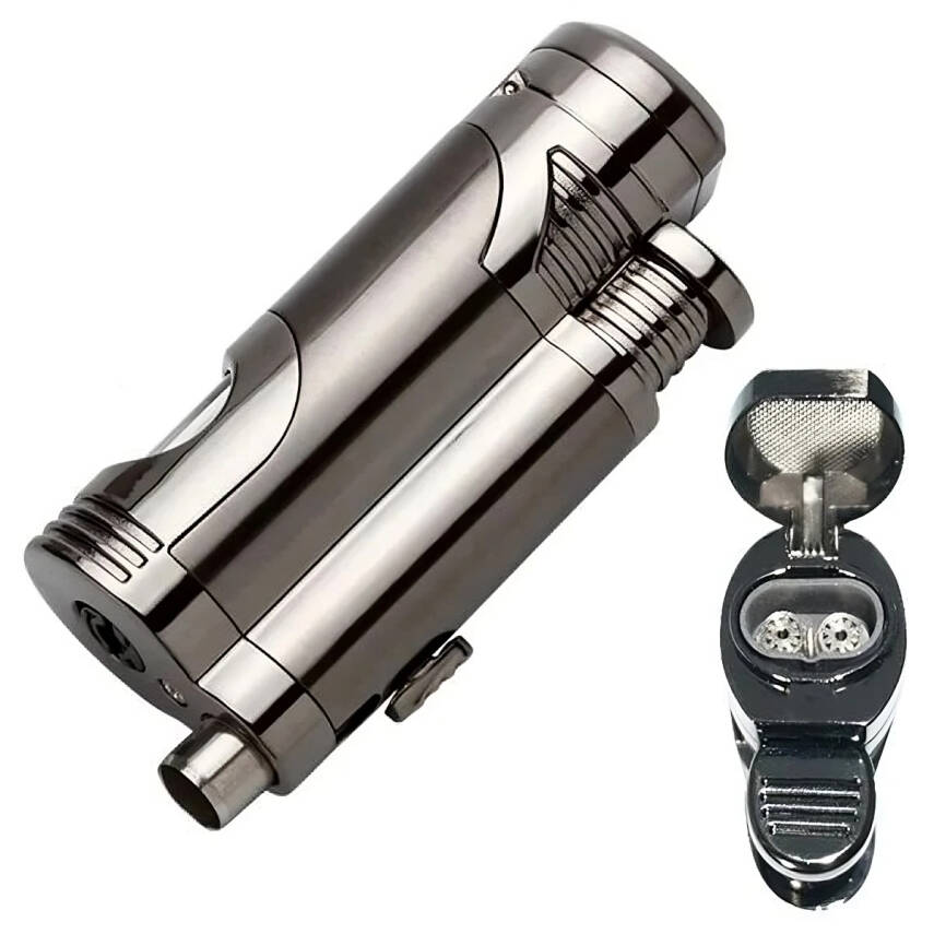 Orcamp Otto Turbo Alevli Pürmüz Çakmak - Rüzgar Dayanıklı Puro Ateşleyici - 3