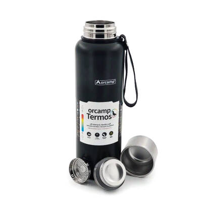 Orcamp Paslanmaz Çelik Termos 1 Litre - Outdoor Sıcak Soğuk İçecek Termosu