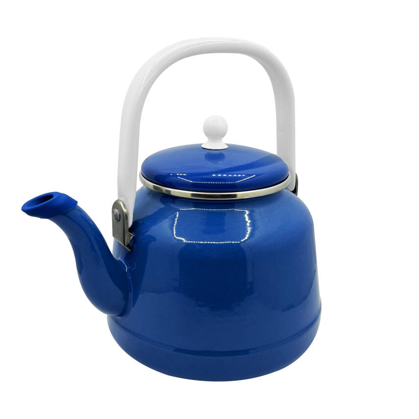 Orcamp Retro Emaye Kamp Çaydanlığı Mavi OUT-1551 - 1