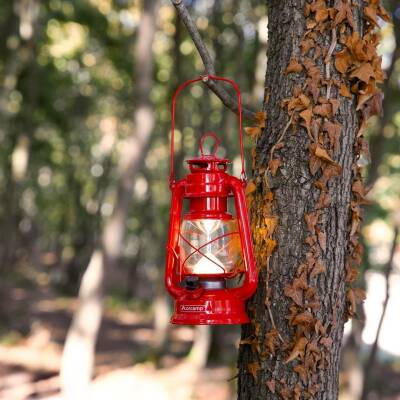 Orcamp Retro Gemici ve Kamp Lambası - Kırmızı (OUT-4210)