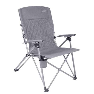 Katlanabilir Kamp Sandalyesi - Trono 3 - Orcamp - Kademeli - Gri - 1