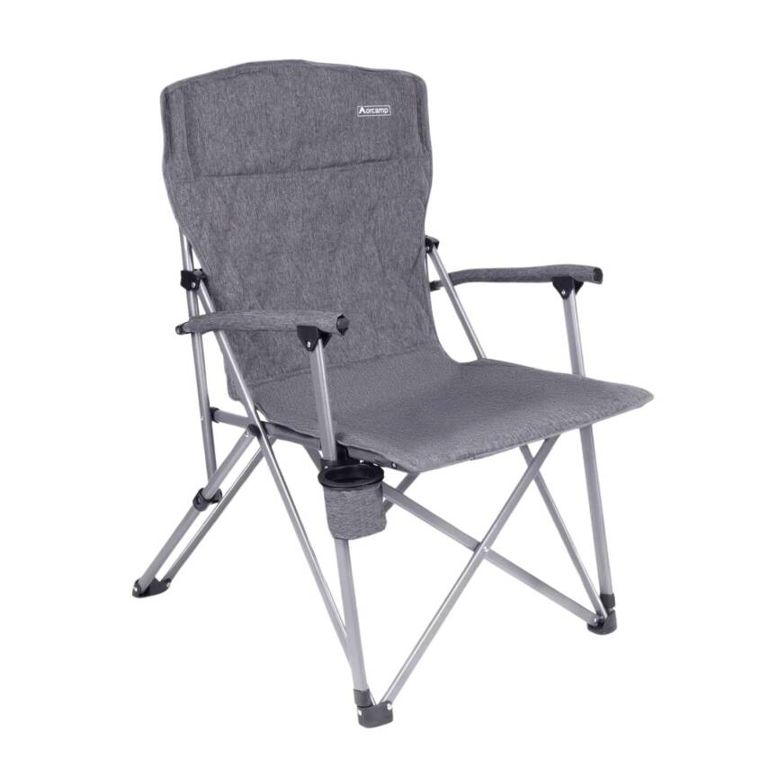 Katlanabilir Kamp Sandalyesi - Trono - Orcamp - Gri - 1