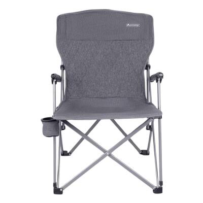 Katlanabilir Kamp Sandalyesi - Trono - Orcamp - Gri - 3