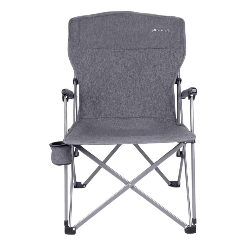 Katlanabilir Kamp Sandalyesi - Trono - Orcamp - Gri - 3