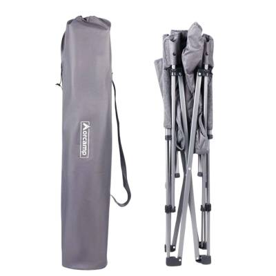 Katlanabilir Kamp Sandalyesi - Trono - Orcamp - Gri - 5